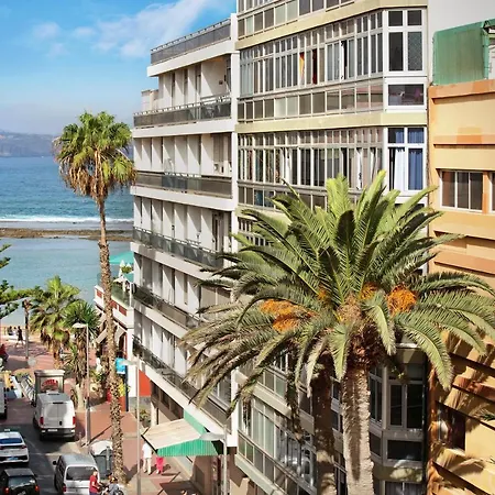 Seaview Studio Apartment Canteras Las Palmas de Gran Canaria Extérieur photo